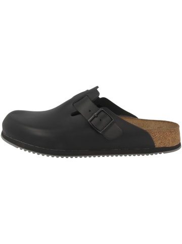 Birkenstock Clogs Boston SL Naturleder normal in schwarz