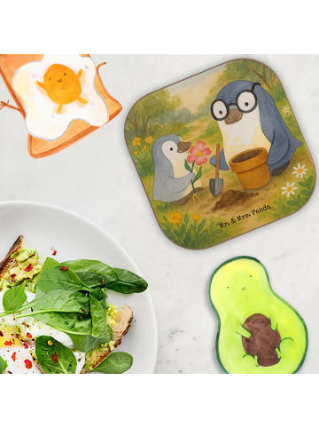 Mr. & Mrs. Panda Tassen Untersetzer Pinguin Opa Blumen pflanzen ... in Weiß