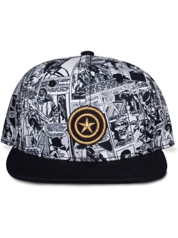 Captain America Cap in Schwarz