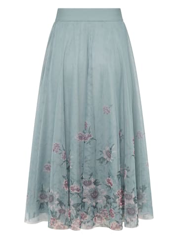 Zero  Tüllrock mit Blumen in Patch Blue/Pink