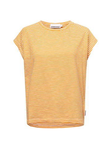 armedangels T-Shirt Oneliaa Lovely Stripes in orange weiß - 0001