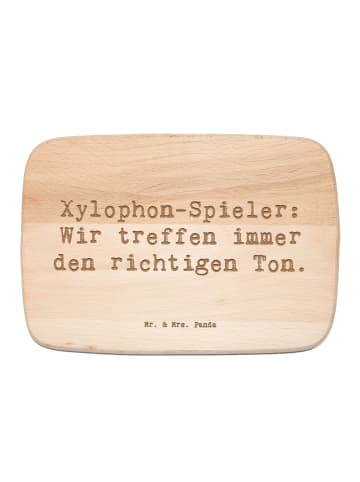 Mr. & Mrs. Panda Schneidebrett Spruch Xylophon Melodie mit Spruch in Transparent