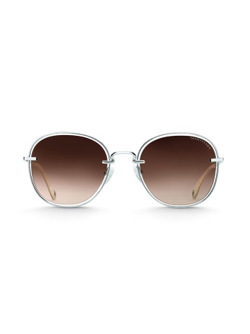 Thomas Sabo Sonnenbrille Mia Quadratisch Braun in silber,weiß