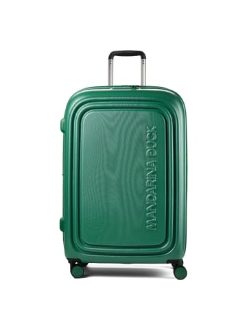 Mandarina Duck Logoduck + 4 Rollen Trolley L 75 cm foliage green