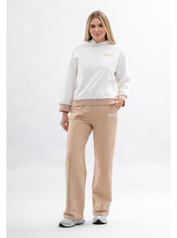 Tom Barron Freizeitanzug Two Color Tracksuit With Embroidery Oen Top in braun