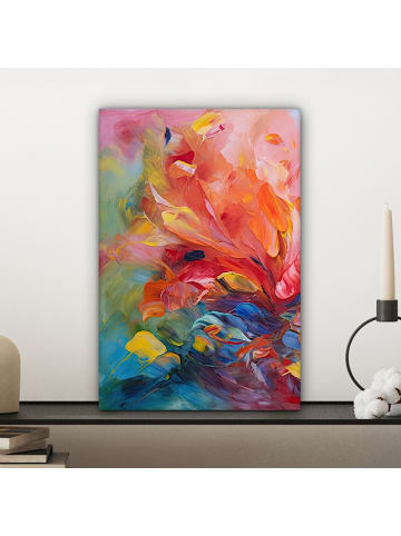 MuchoWow Poster mit Leiste Abstrakte Farbexplosion (BxH)