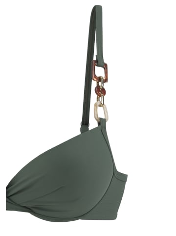 LASCANA Bügel-Bikini-Top in oliv
