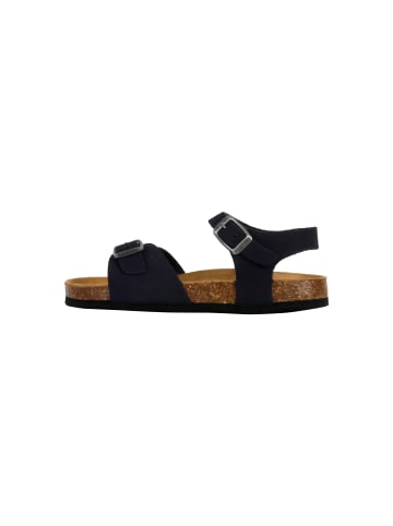 Plakton Louis-Pantoletten aus Leder für Kinder Blau