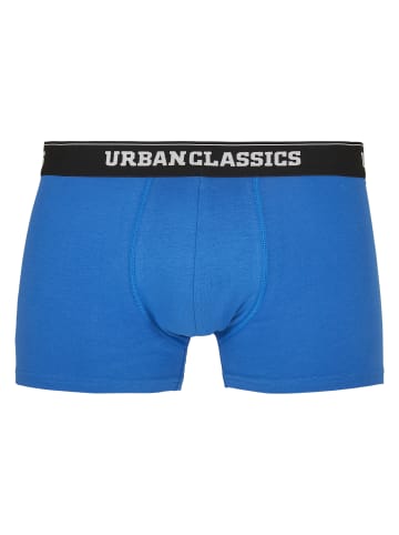 Urban Classics Boxershorts in neon stripe aop+boxer blue+wht