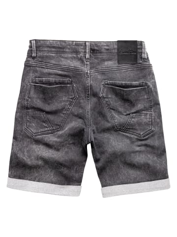 Amaci&Sons Jeansshorts NILES in Schwarz