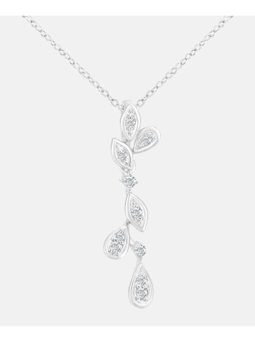Diamant L'éternel Halskette mit Anhänger aus 375 Weißgold mit Diamant