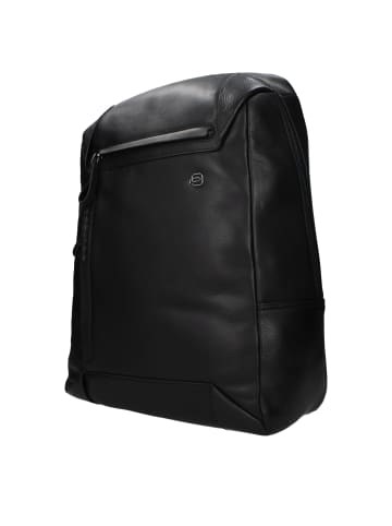 Piquadro Schwarz Leder Rucksack