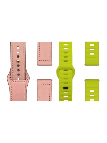 WRISTR Smartwatch-Armband (2-tlg. Set) Pin in Rosé / Gelb
