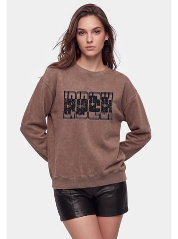 myMo ROCKS Women Sweatshirt in Coffee