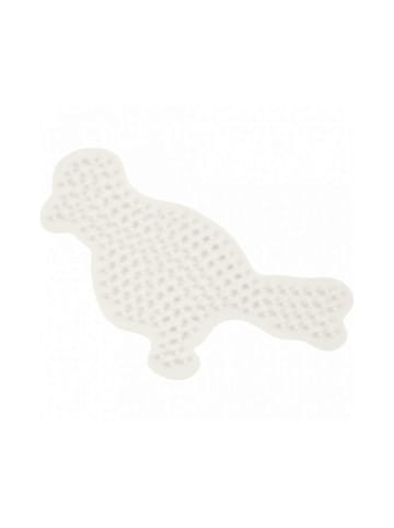 Nabbi BioBeads Stiftplatte Vogel, 12 x 9 cm, weiß - ab 5 Jahren