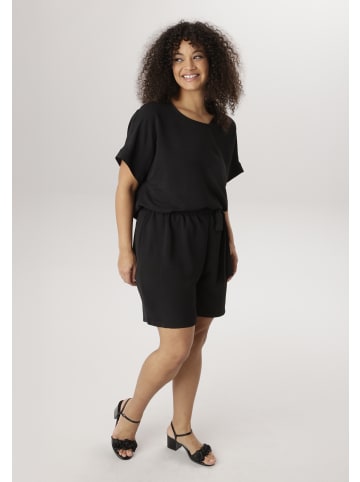Aniston PLUS Schlupfbluse in schwarz