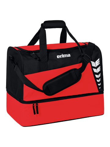 erima Six Wings Sporttasche mit Bodenfach in rot/schwarz