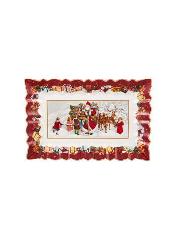 Villeroy & Boch Kuchenplatte "Santa und Kinder" Toy's Fantasy in Bunt 36 x 23 cm in bunt