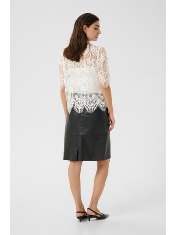 CULTURE Kurzarm-Bluse CUokram Relaxed fit in Spring Gardenia