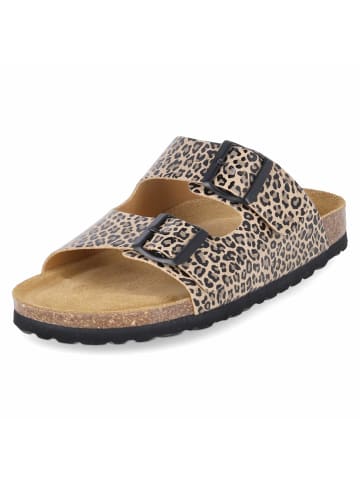 Pantoletten in beige