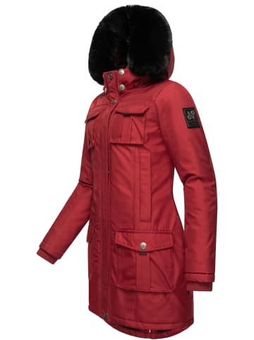 Navahoo Wintermantel Tiniis in Blood Red