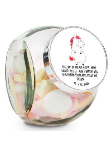 Mr. & Mrs. Panda keksglas Einhorn Wut mit Spruch in Weiß