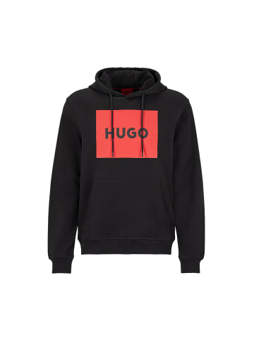 HUGO Sweatshirt in Schwarz/Rot