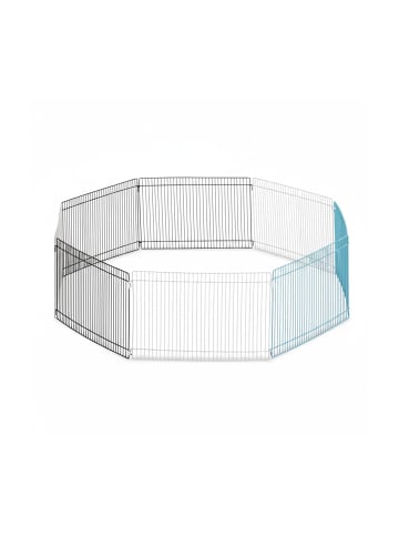 relaxdays Freilaufgehege Kleintiere in Bunt - (H) 24 cm