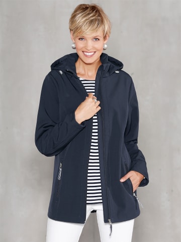 Sieh an! Softshelljacke in marine