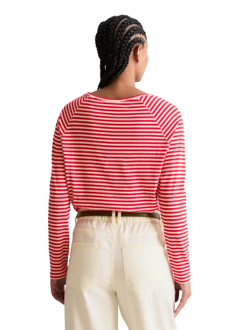 Marc O'Polo DENIM Gestreiftes Longsleeve relaxed in Light Red