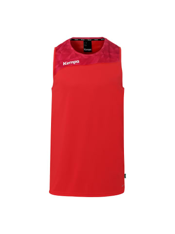 Kempa TankTop Athletics 29 Kids in rot/chilirot