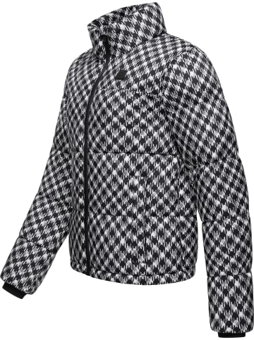 ragwear Winterjacke Serah Print in Black