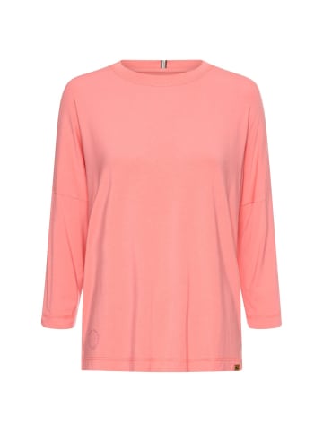Camel Active Langarmshirt mit Rundhalsausschnitt in Beere