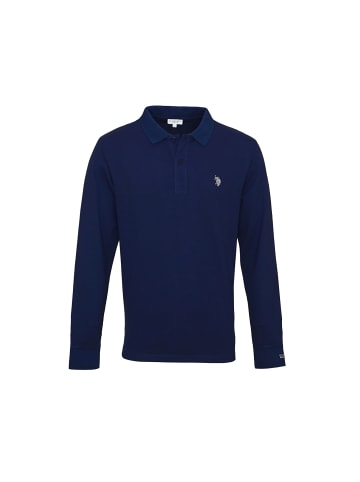 U.S. Polo Assn. U.S. Polo Assn. Poloshirt Longsleeve mit Polokragen in dunkelblau