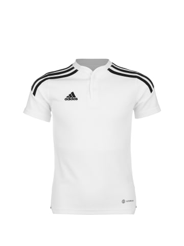 adidas Performance Poloshirt Condivo 22 in weiß / schwarz