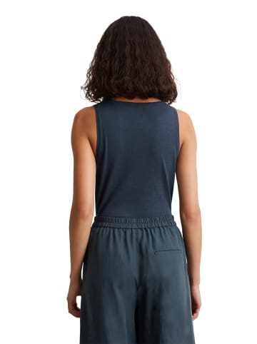Marc O'Polo Feinstrick-Top slim in muted blue
