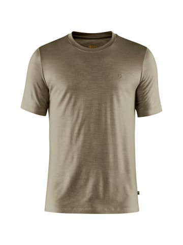 FJÄLLRÄVEN T-Shirt Abisko Wool in Oliv
