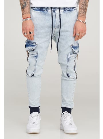 2Y Cargo-Hose MERTY Hose in Blau