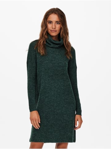 ONLY Strickkleid mit langen Ärmeln ONLJANA Dress Pullover in Grün