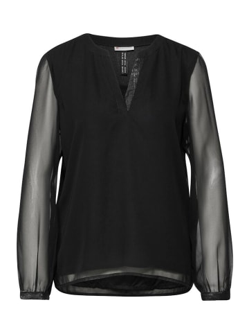 Street One Langarmbluse in Black