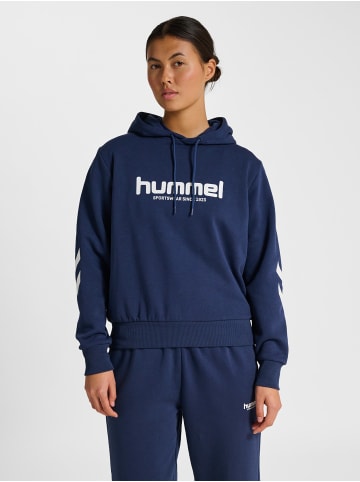 Hummel Verstellbare Taille Kapuzenpullover Hmllegacy Damen in DRESS BLUES
