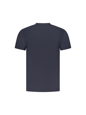 cavalli CLASS Blaues Baumwoll-T-Shirt