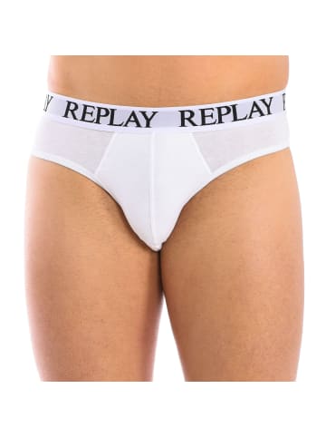 Replay Underwear 2er-Set: Slip in White