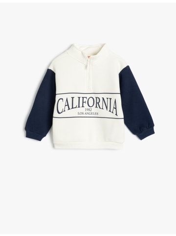 KOTON Sweatshirt in Weiß