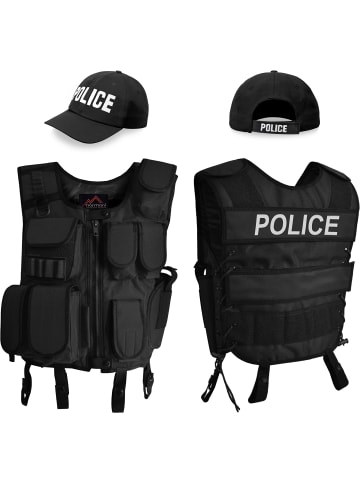Normani Outdoor Sports Kostüm bestehend aus Weste, Patch und Cap in POLICE