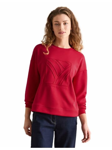 Cecil Sweatshirt für Damen in rot