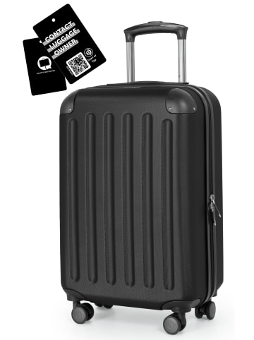 Hauptstadtkoffer Spree - Handgepäck Koffer Trolley, 55 x 35 x 20 cm, 33 Liter in Schwarz