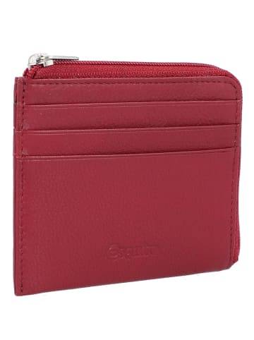 Esquire Oslo Kreditkartenetui RFID Leder 10,5 cm rot