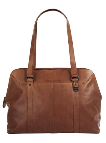 SPIKES & SPARROW Shopper in cognac