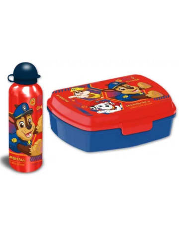 Kids Licensing Paw Patrol Lunchset Brotdose mit einer Aluminium Trinkflasche 3 Jahre